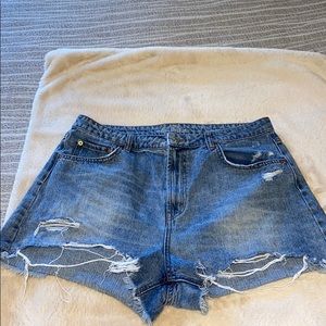 High waisted shorts